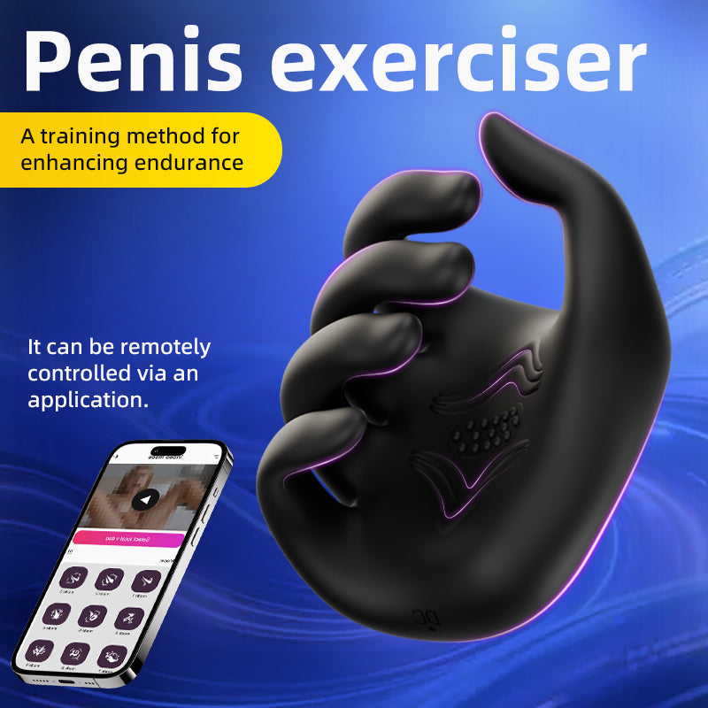 PALM APP Control Vibrating Grip Exerciser Illusion Club