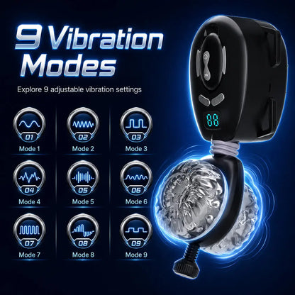 APEX Vibration & Swing & Thrust Hands-Free Waist Strap-On Male Stroker Illusion Club