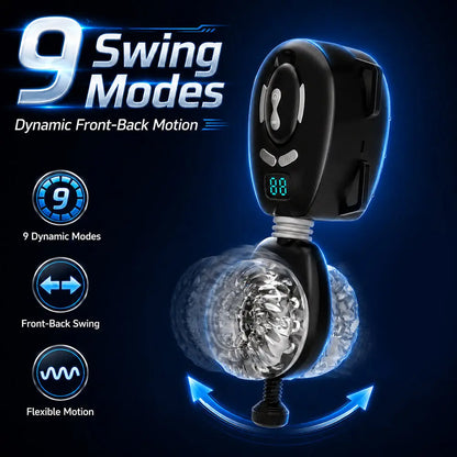 APEX Vibration & Swing & Thrust Hands-Free Waist Strap-On Male Stroker Illusion Club