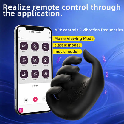 PALM APP Control Vibrating Grip Exerciser Illusion Club