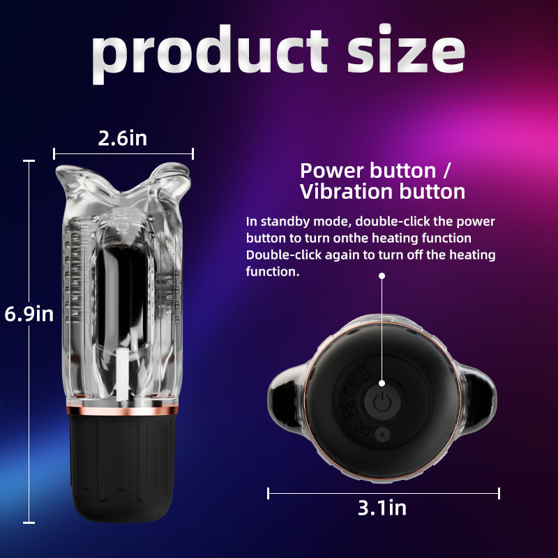 Gulp Gulp 2.0 Warming Licking & Vibrating Sleeve Illusion Club